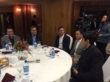 نکونام و برانکو در مراسم تقدیر یک بازیگر/عکس برانکو؛نکونام,پیروانی