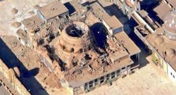 تصویر هوایی از حرم امامین عسکریین/عکس  حرم امامین عسکریین