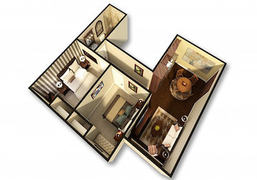 خانه لوکسِ ضد انفجار هستهای/تصاویر  خانه لوکسِ ضد انفجار هستهای