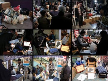 ۲۰۰۰ دستکش و کلاه برای مدافعان حرم ارسال شد  بافتنی برای مدافعان حرم