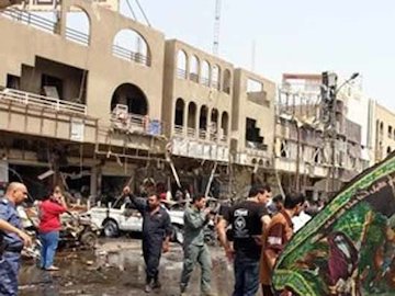 انفجار خودرو بمبگذاری شده در مسیر حرکت زائران امام کاظم(ع) کاظمین