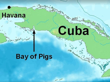 ماجرای کنایه رهبر انقلاب به آمریکاییها درباره خلیج خوکها خلیج خوکها