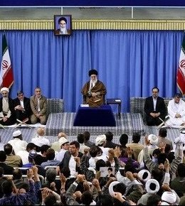 شرکتکنندگان در مسابقات بینالمللی قرآن با رهبرانقلاب دیدار کردند رهبری.jpg