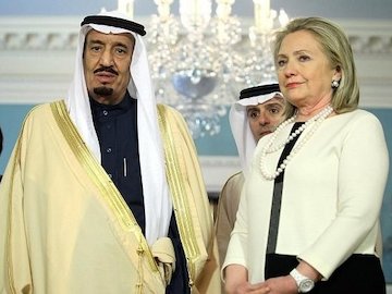 تامین هزینه های انتخاباتی «هیلاری کلینتون» از سوی عربستان کلینتون.jpg