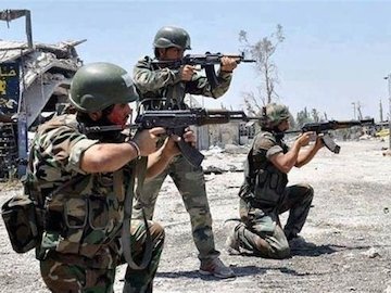 حمله موشکی ارتش سوریه به مواضع صهیونیستها در اراضی اشغالی ارتش سوریه.jpg