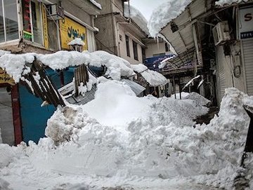 جان مردم مازندران در خطر است برف