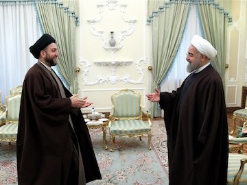 سید عمار حکیم با روحانی دیدار کرد روحانی و عمار حکیم