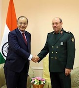وزیر دفاع ایران و هند
