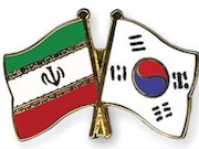 پرچم ایران و کره