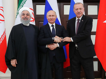 روسای جمهوری ایران، روسیه و ترکیه