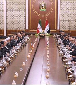 دیدار روحانی با نخست وزیر عراق