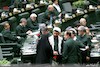 حضور نمایندگان مجلس با لباس سبز پاسداری در صحن علنی