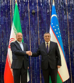 قالیباف در مجلس قانونگذاری ازبکستان حضور یافت قالیباف