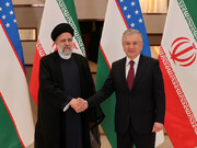 رئیسی و رئیس جمهور ازبکستان