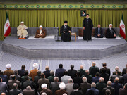 رهبر انقلاب اسلامی در دیدار مسئولان و کارگزاران نظام، سفرا و نمایندگان کشورهای اسلامی