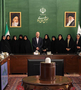 فراکسیون زنان مجلس در مسیر فعالسازی دیپلماسی زن و بازیابی هویت خانواده با استفاده از ظرفیت تقنین و نظارت دیدار قالیباف با فراکسیون زنان