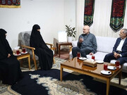 دیدار قالیباف با خانواده شهید کاظمی