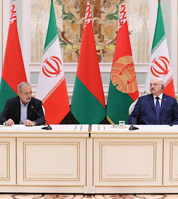 نشست مطبوعاتی پزشکیان در بلاروس