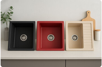 سینک گرانیتی ونسی؛ پیشرو در طراحی و تولید سینک های متنوع و بادوام