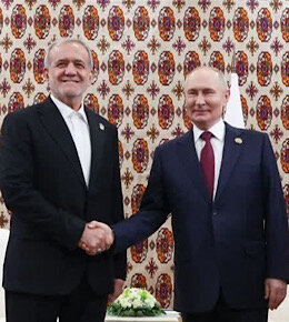 پزشکیان و‌ پوتین