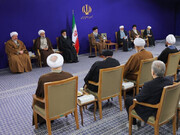 دیدار رهبر انقلاب با اعضای کنگره آیت الله میلانی