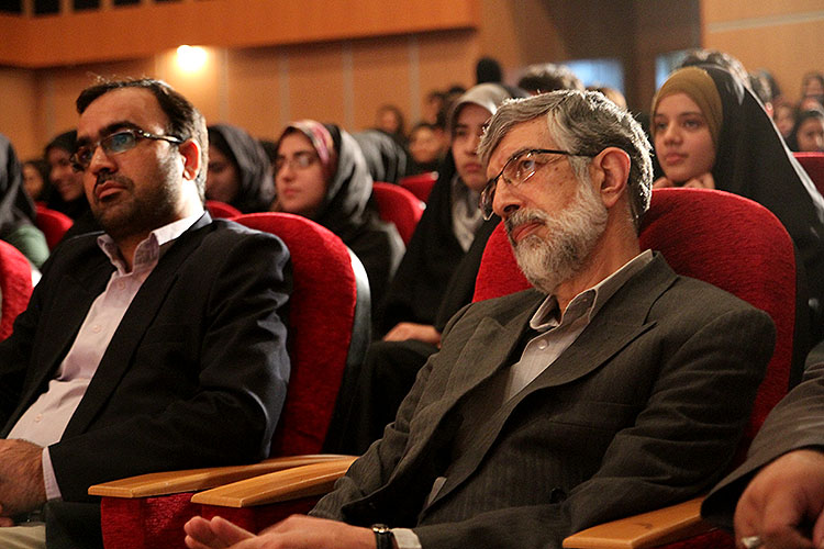 سخنرانی حدادعادل در دانشگاه خوارزمی کرج