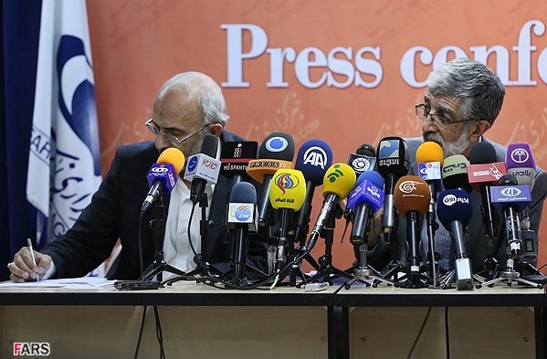 نشست خبری حدادعادل در خبرگزاری فارس