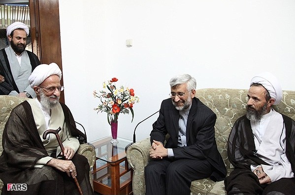 دیدار سعید جلیلی با آیت الله مصباح