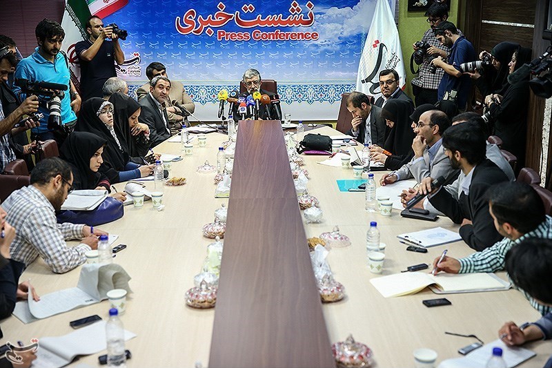 نشست خبری حدادعادل در خبرگزاری تسنیم