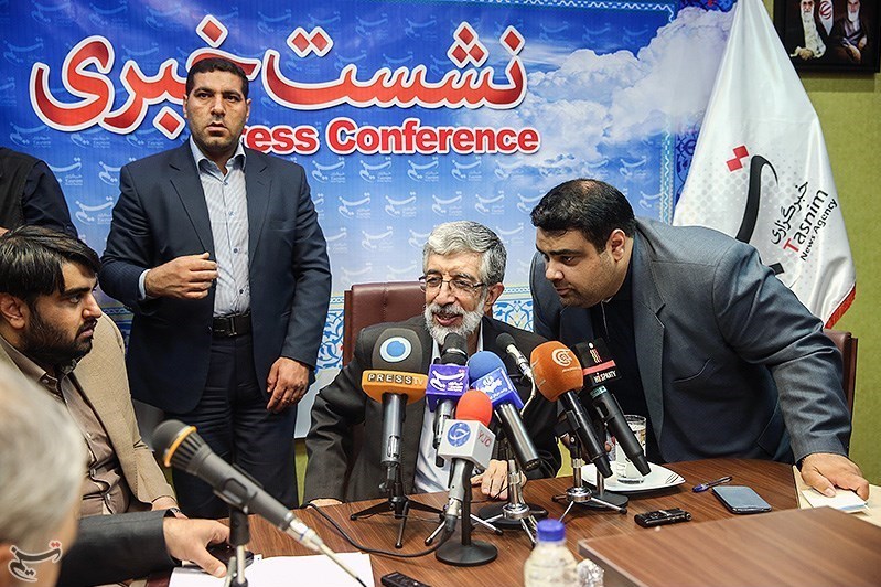 نشست خبری حدادعادل در خبرگزاری تسنیم