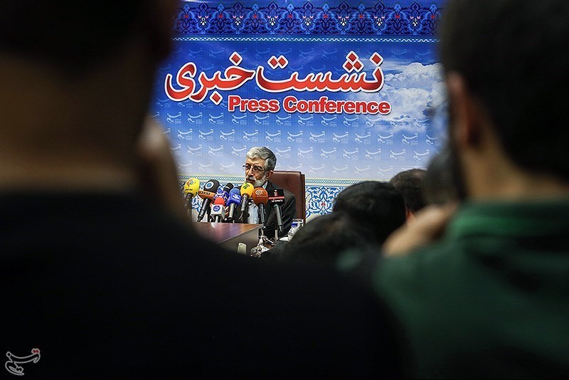 نشست خبری حدادعادل در خبرگزاری تسنیم