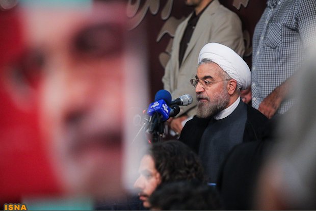 سخنرانی حسن روحانی در حسینیه جماران