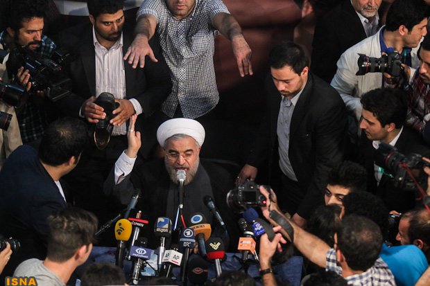 سخنرانی حسن روحانی در حسینیه جماران