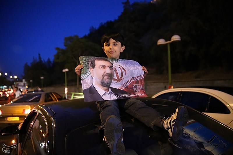 تجمع هواداران نامزدها پس از مناظره