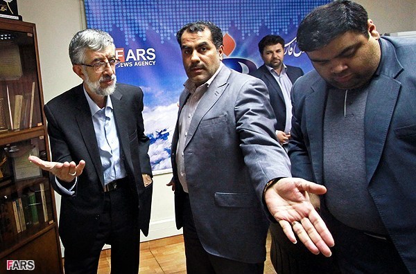 نشست خبری حدادعادل در خبرگزاری فارس