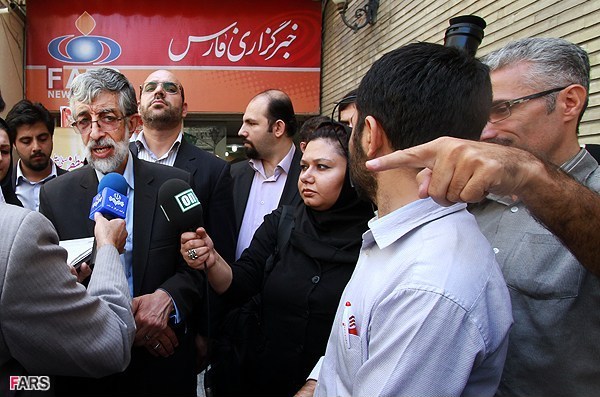 نشست خبری حدادعادل در خبرگزاری فارس