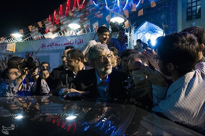 حدادعادل در مسجد انصارالحسین تهران