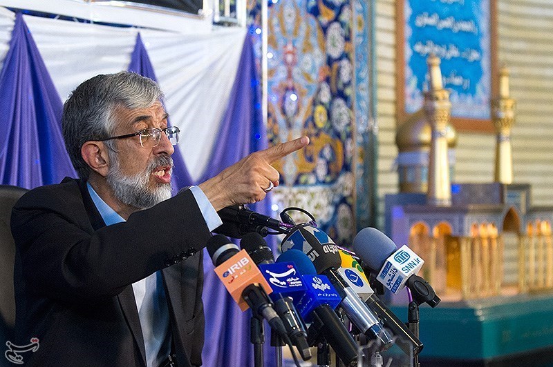حدادعادل در مسجد انصارالحسین تهران