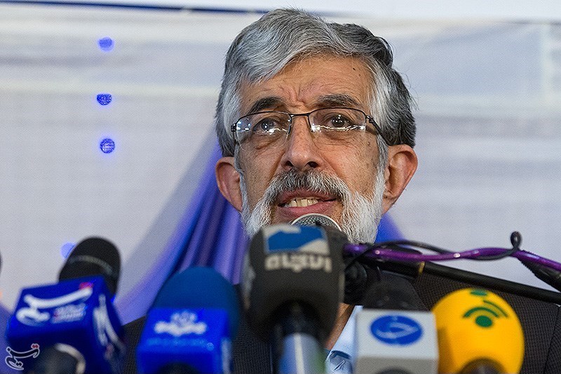 حدادعادل در مسجد انصارالحسین تهران