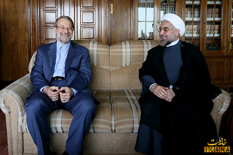 دیدار رئیس مجلس با حسن روحانی
