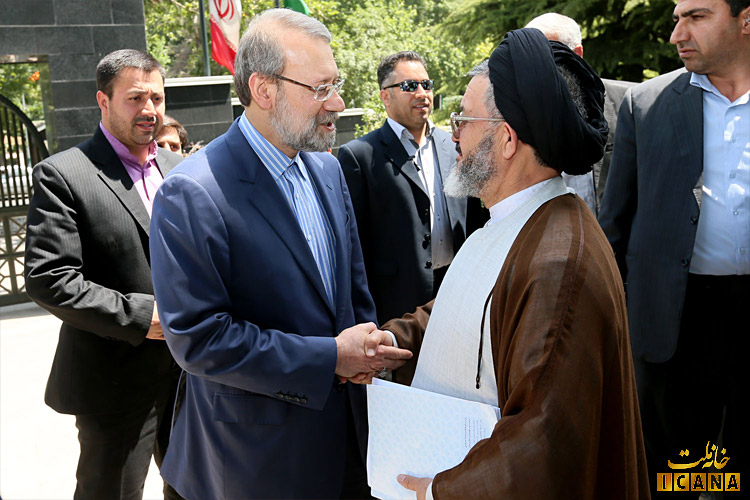 دیدار رئیس مجلس با حسن روحانی