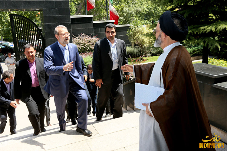 دیدار رئیس مجلس با حسن روحانی