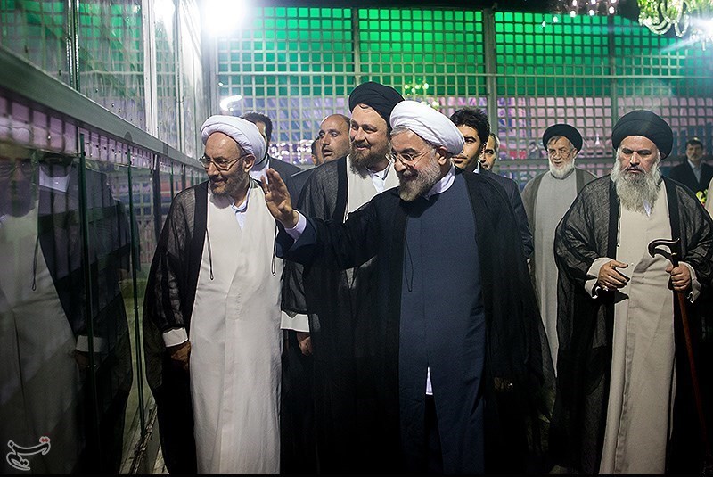 تجدید میثاق رئیس جمهور منتخب با آرمان های امام راحل