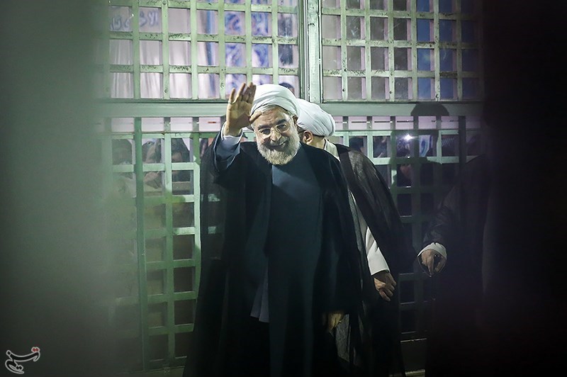 تجدید میثاق رئیس جمهور منتخب با آرمان های امام راحل