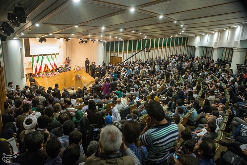 نخستین نشست خبری رئیس جمهور منتخب
