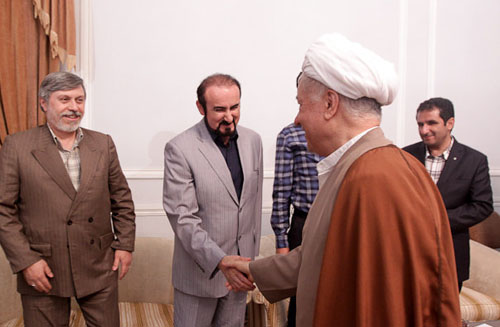 دیدار جمعی از منتخبان چهارمین دوره شورای شهر تهران با هاشمی رفسنجانی