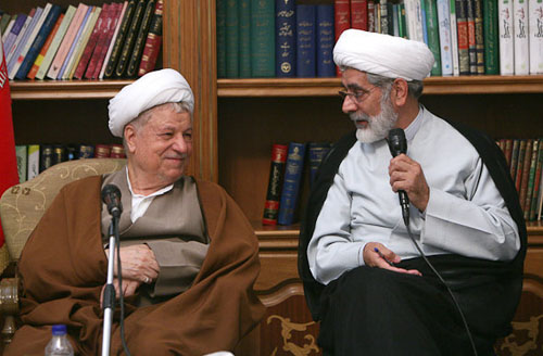 دیدار جمعی از منتخبان چهارمین دوره شورای شهر تهران با هاشمی رفسنجانی