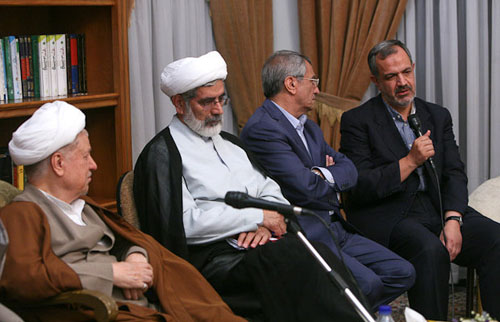 دیدار جمعی از منتخبان چهارمین دوره شورای شهر تهران با هاشمی رفسنجانی