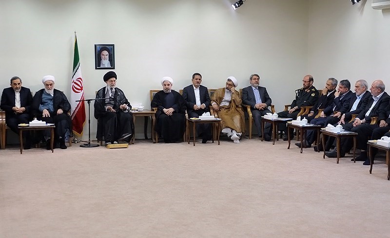 دیدار اعضای هیئت دولت با رهبر انقلاب