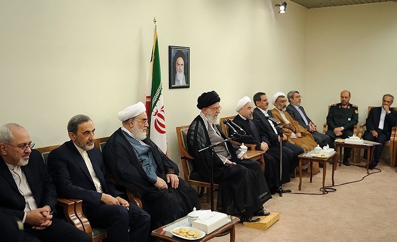 دیدار اعضای هیئت دولت با رهبر انقلاب